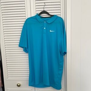 Nike Men's Blue Golf Polo